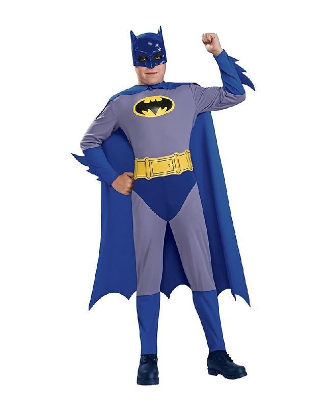 Batman Large / L (12/14) Justice League Jumpsuit Mask Youth Child Costume  Rubie