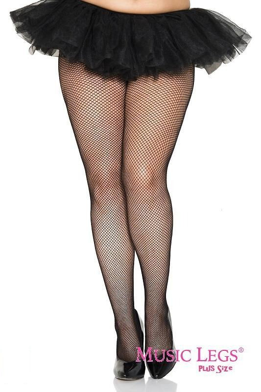 Fishnets Black Pantyhose Plus Size Tall Stockings Tights Sexy Hosiery