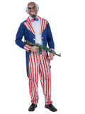 Halloween The Purge Uncle Sam Horror Patriot Men's Costume