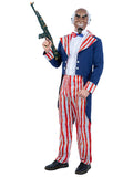 Halloween The Purge Uncle Sam Horror Patriot Men's Costume