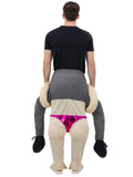 Novelty Buck's Party Costume Piggyback Stripper 