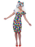 Women's 80's Costume Rubik's Cube Dress 