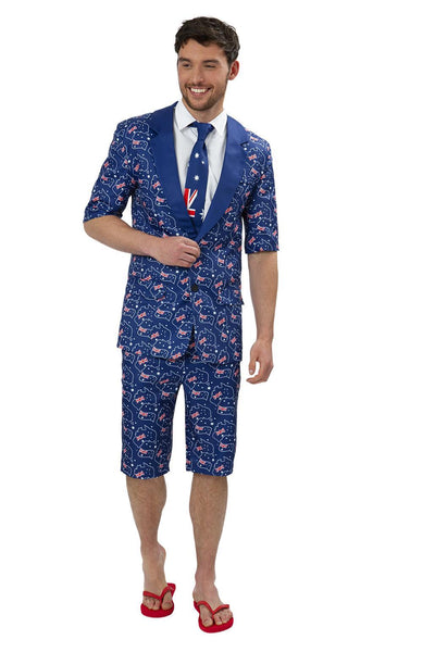 Australian Flag Men's Suit