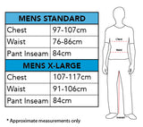 CAPTAIN AMERICA DELUXE COSTUME size chart