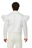 Elton John white jacket from the back