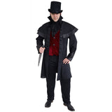 Victorian Man - Jack the Ripper Adult Costume with Hat and Weapon