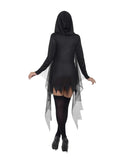 Sexy Reaper Halloween Costume Dress Black