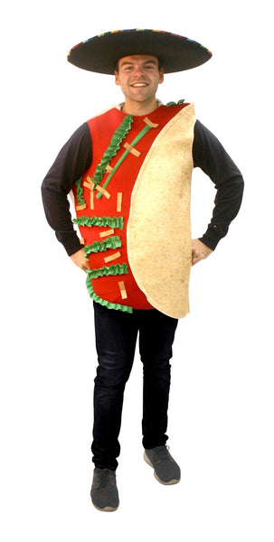 Novelty Mexican Taco Costume Adult