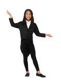 Black jacket with tails for kids