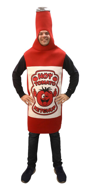 Adult Novelty Tomato Sauce Bottle Costume