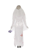 Zombie Bride White Halloween Costume back