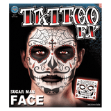 Sugar Man Face Temporary Tattoo