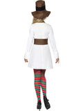 Snowman Miss Adult Women's Costume back