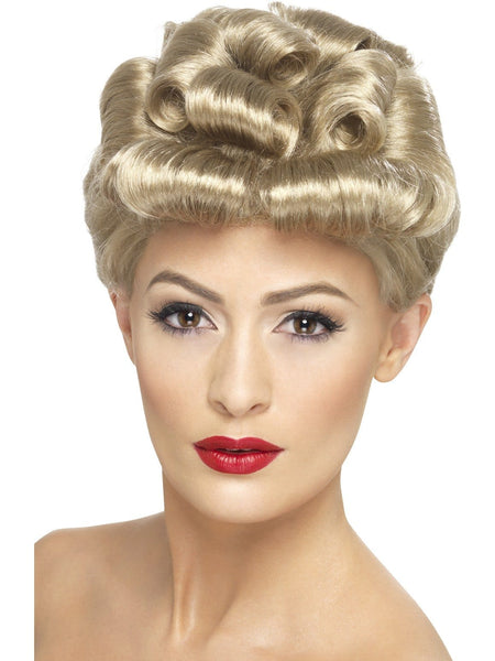 Women's 40's Vintage Wig Blonde