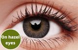 3 Tones Violet Contact Lenses hazel Eyes