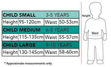 Mandalorian Deluxe Star Wars Children's Costume size chart