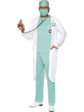 Doctor Scrubs and Lab Coat Costume