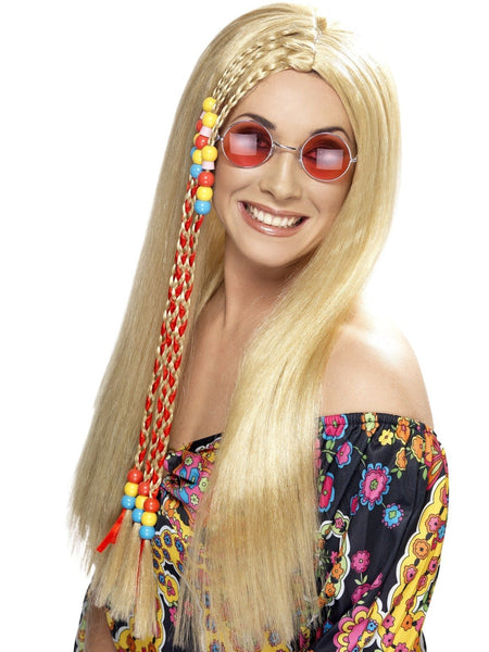 women's 60s & 70s wigs - Blond Hippy Wig