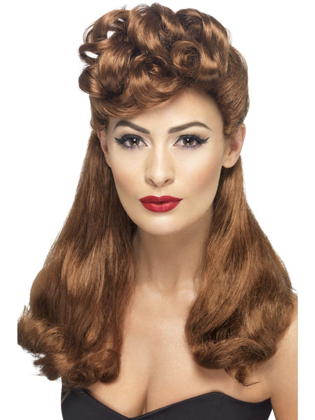 Women's 40's Vintage Wig Auburn