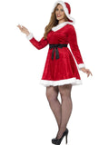  Curves Miss Santa Adult Women's Plus Costume side