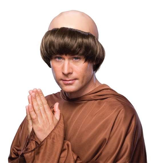 Medieval Monk Adult Wig Accessory