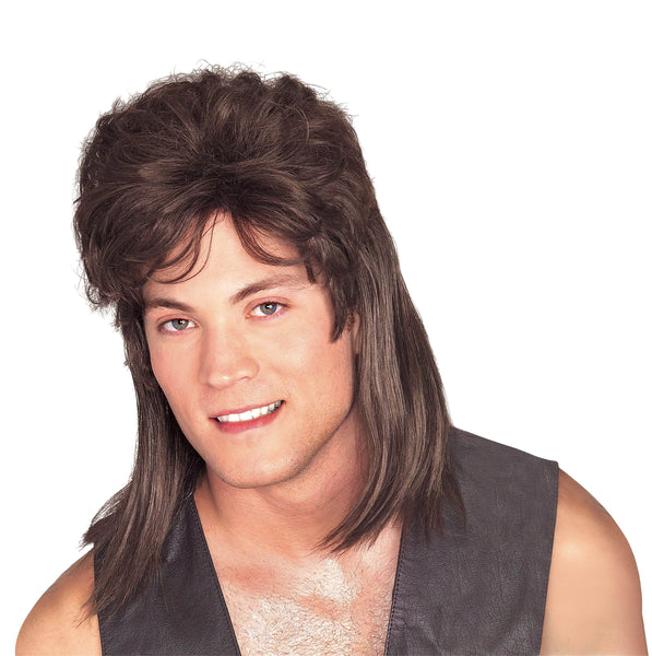 costume wigs - brown mullet