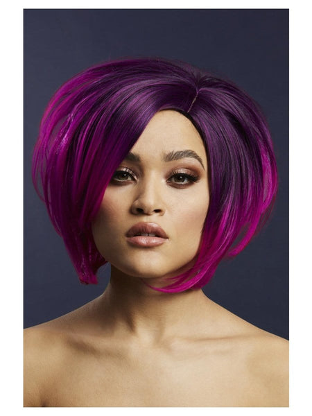 Karen Purple Blend Heat Resistant Accessory Wig