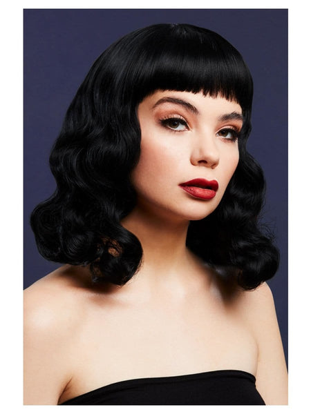 Bettie Black Heat Resistant Accessory Wig