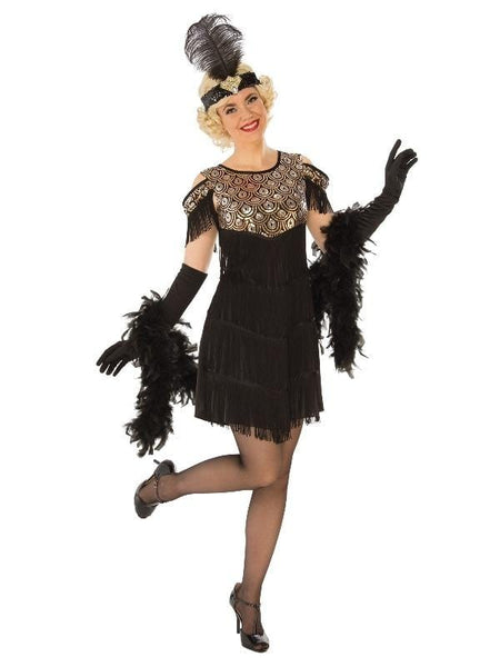 Charleston Gold Flapper Women's 1920's Costume