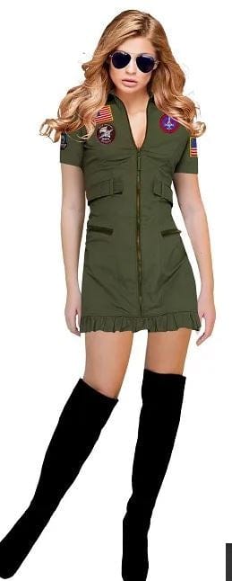 Air Force Pilot Costume for Women - Disguises Costumes Brisbane Shop