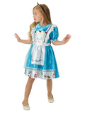 Alice in Wonderland Deluxe Girl's Costume Front View 2 Brisbane