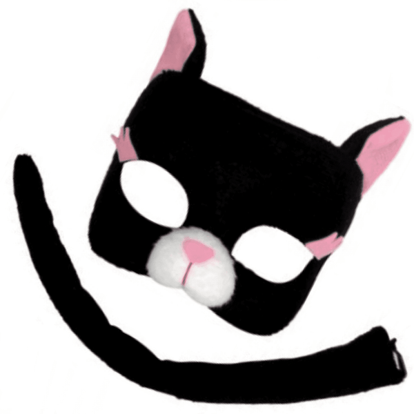 Cat Mask & Tail Children's Book Week Accessory