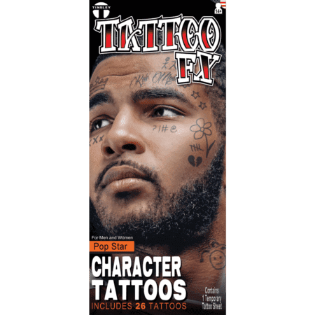 Temporary Face Tattoo Hip Hop