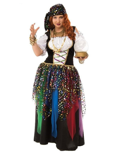 Gypsy Fortune Teller Ladies Plus Size Costume