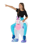 Kids Piggyback Unicorn Costume side