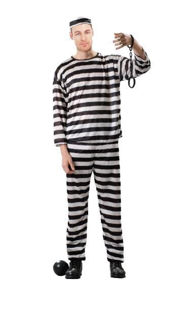 Prisoner Convict Adult Costume