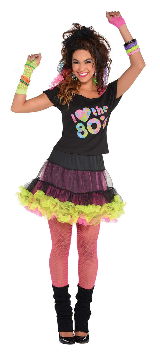 Totally 80s reversible tulle tutu skirt