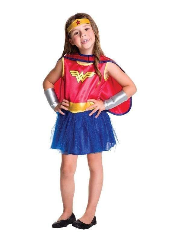 Rubies Deluxe Wonder Woman Girls Halloween Costume