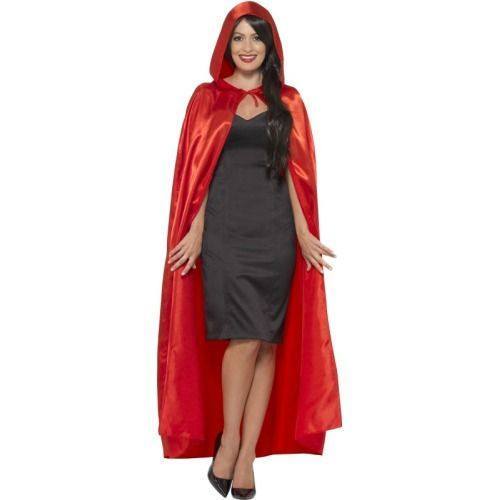 Accessories - Cape Hooded Red Cape Adults