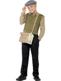 Old Fashion Wartime Orphan Depression Boy Book Week Character Costume Kit