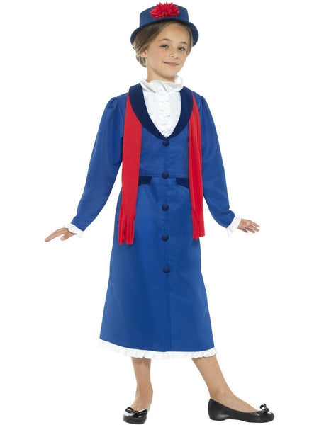 Victorian Nanny Girls Mary Poppins Book Week Character Costume
