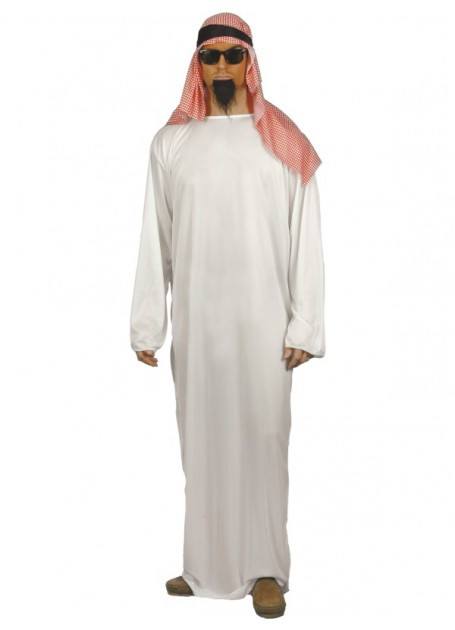 Arab Mens Fancy Dress Costume Arabian Nights Shiek Outfit