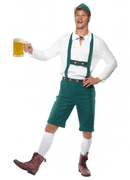 Costumes Men - Oktoberfest Costume Lederhosen Green