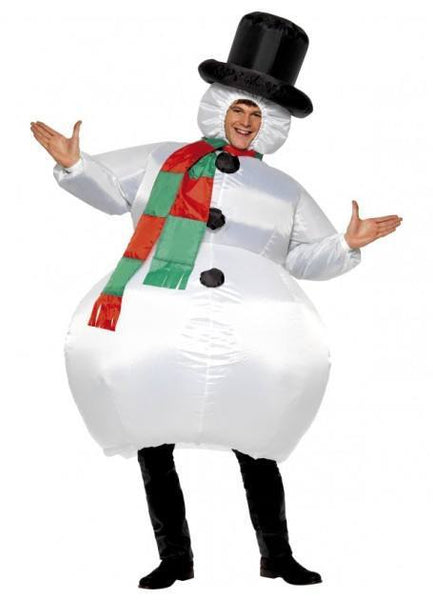 Costumes Men - Snowman Inflatable Adult Christmas Costume