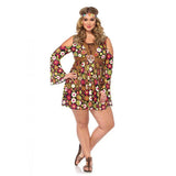 Costumes Women - 1960s Starflower Hippie Women's Plus Size Costume