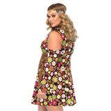 Costumes Women - 1960s Starflower Hippie Women's Plus Size Costume