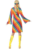 Costumes Women - 70s Disco Fever Retro Rainbow Womens Costume