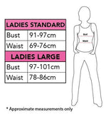 ghostly spirit women's halloween costume size chart