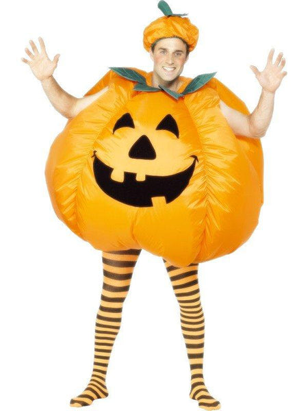 Halloween - Pumpkin Self-Inflating Adult Pumpkin Costume