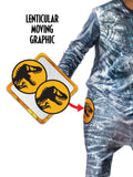 Velociraptor Blue Jurassic World Dominion Deluxe Child Costume graphic